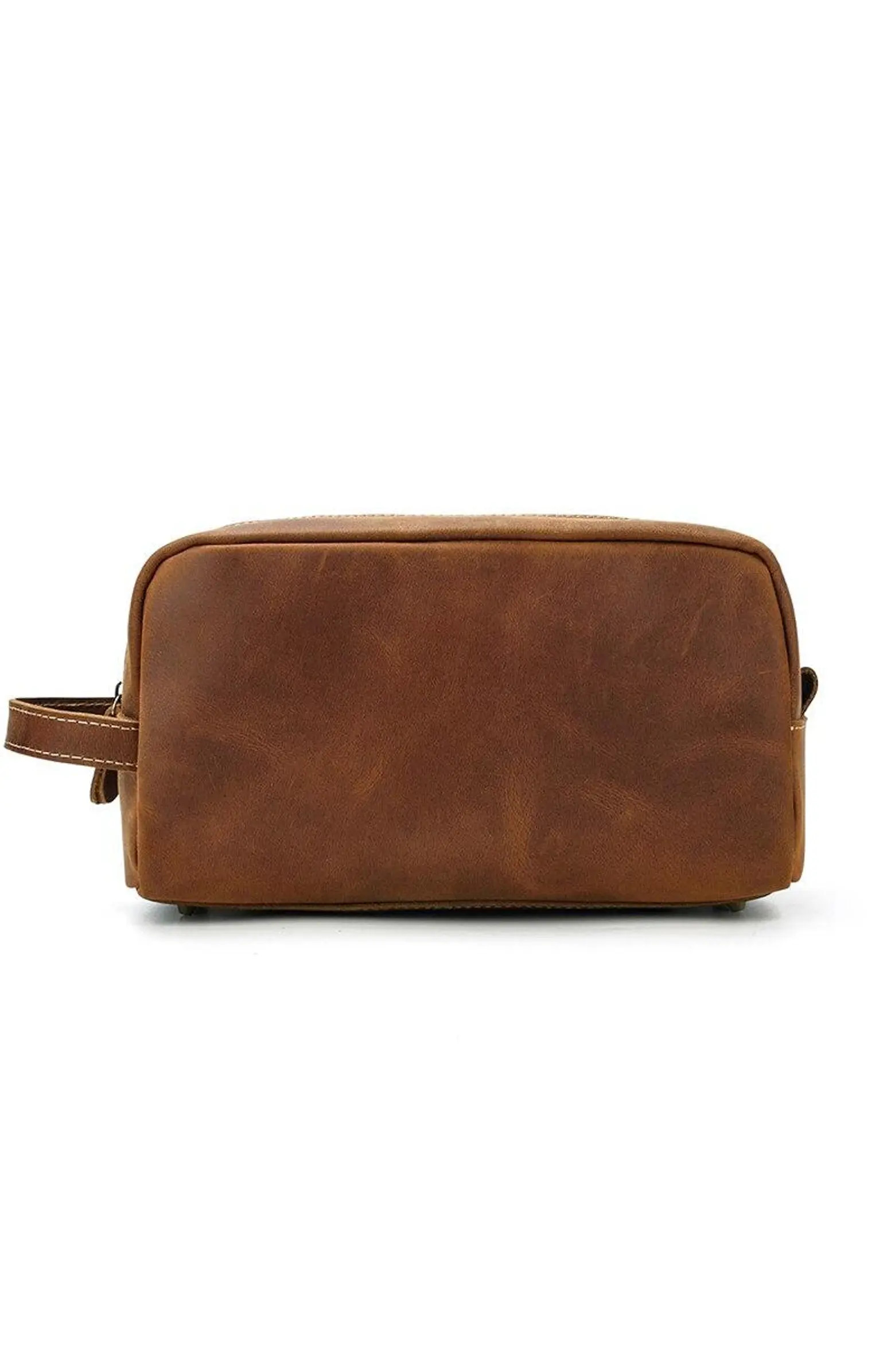 STEEL HORSE LEATHER The Wanderer Toiletry Bag | Genuine Leather Toiletry Bag | Nordstrom | Nordstrom