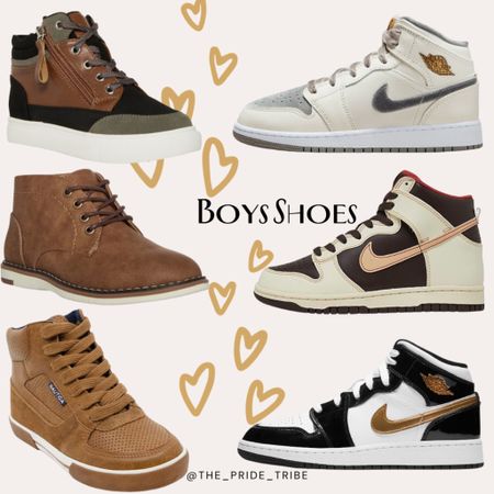 Kids shoes. Boys fall boots. Boys tennis shoes. Sneakers for kids. Dunks. Jordans. High tops  

#LTKshoecrush #LTKsalealert #LTKkids