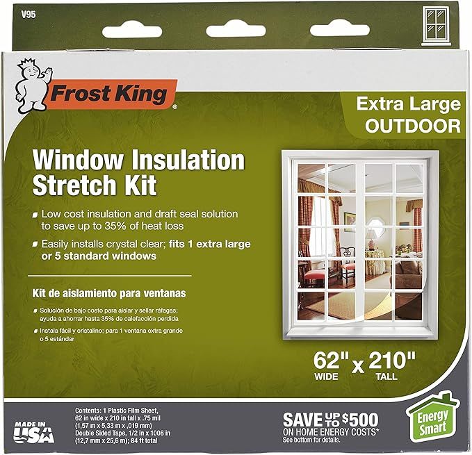 Frost King V95H, 62-Inch by 210-Inch, Clear | Amazon (US)