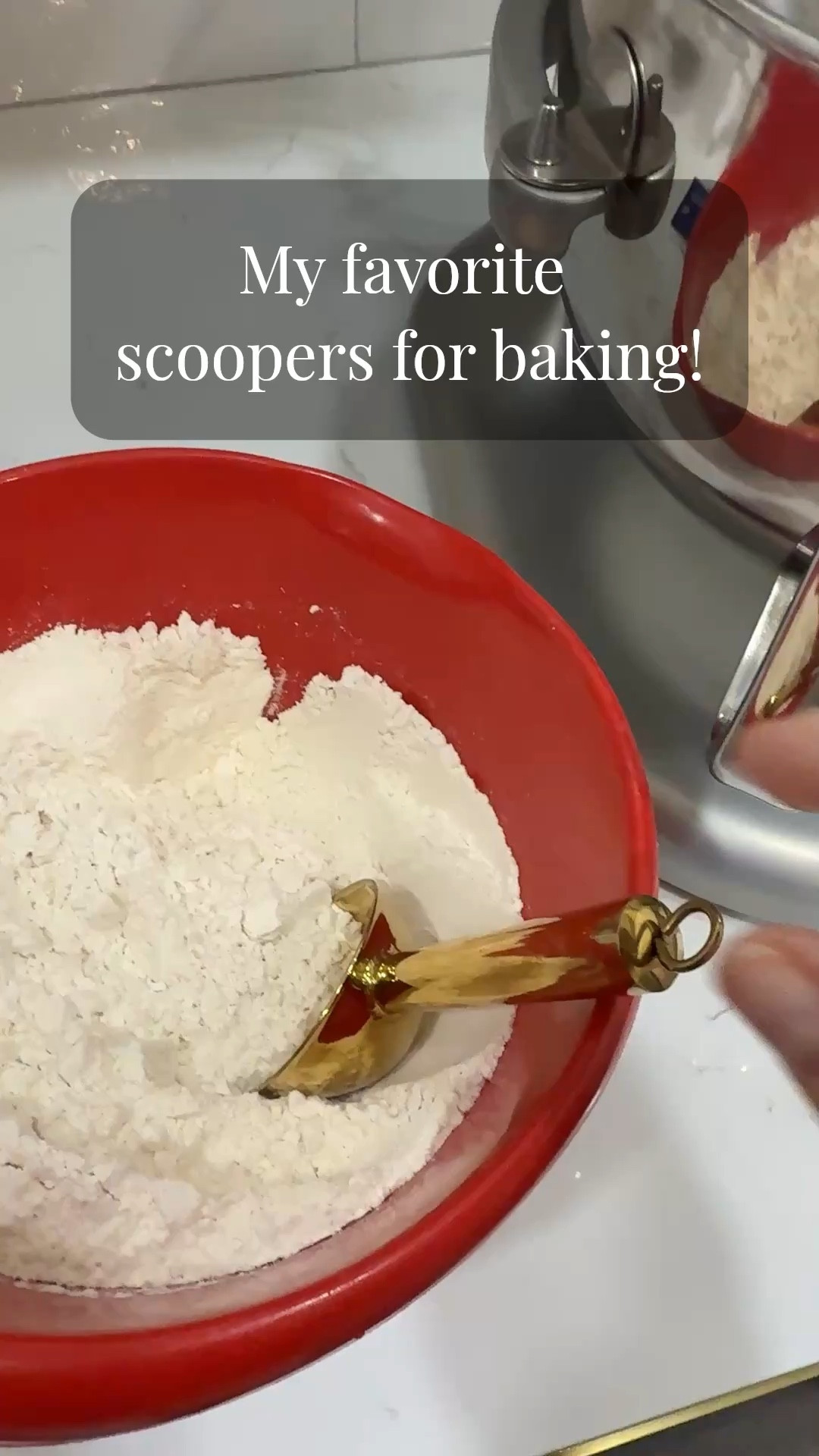 These scoopers are the perfect size for flour. I use them all the time.  They wash well and are much better than traditional flour scoops  

#LTKfoodie #LTKvlog #LTKHome