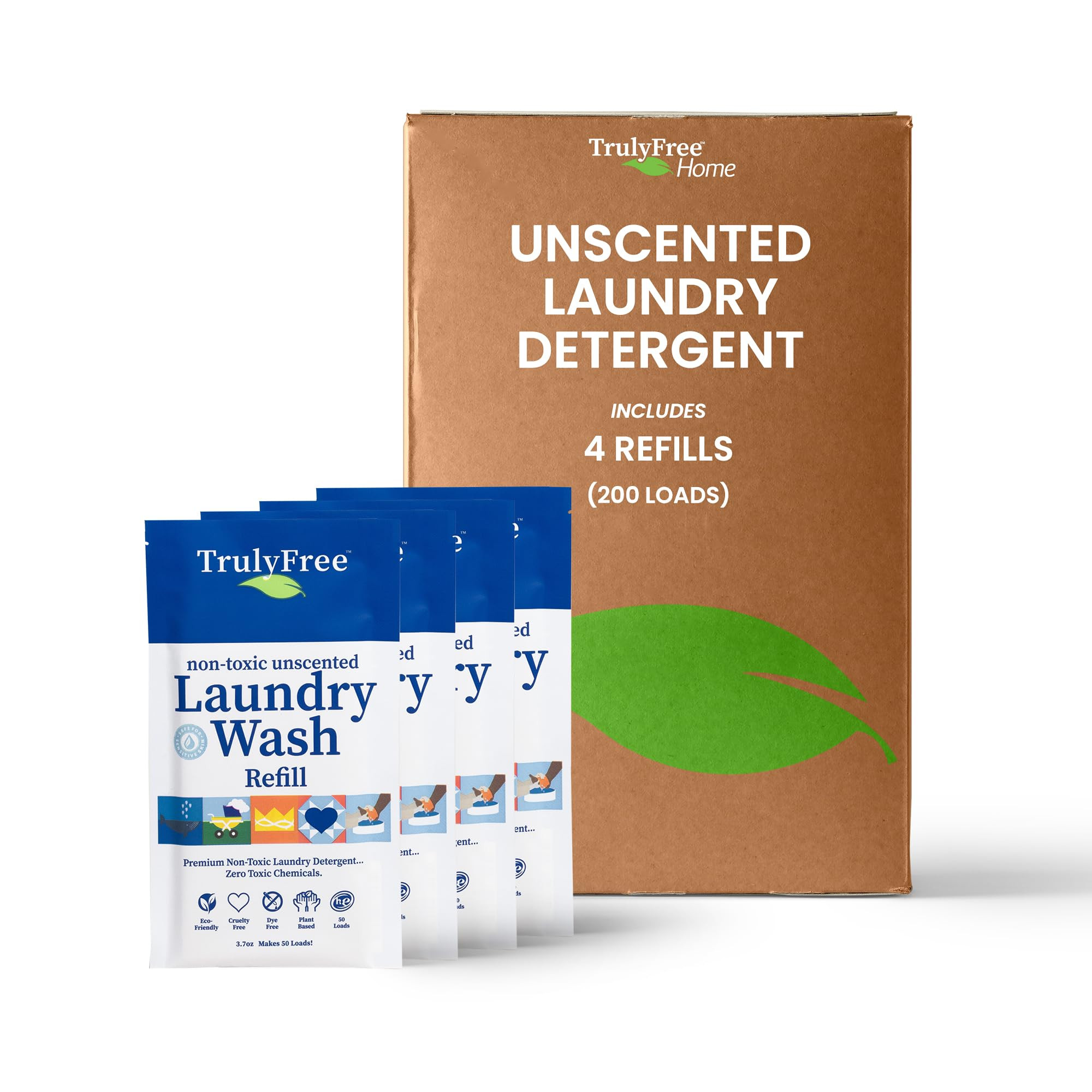 Laundry Wash Detergent for Sensitive Skin | Gentle & Safe for Baby Clothes | Plant-Based, Natural... | Amazon (US)