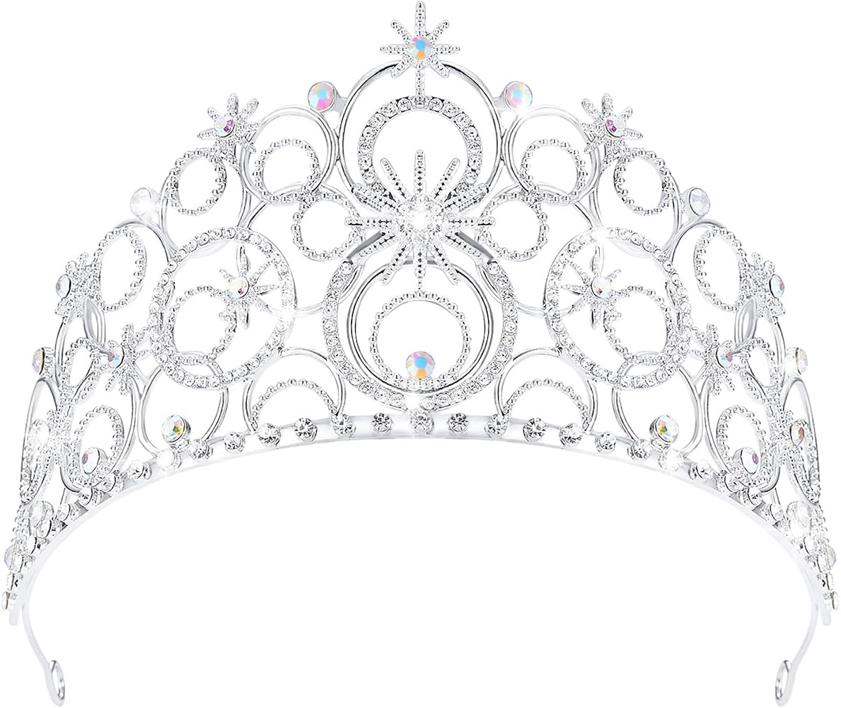 Crystal Crowns for Women, Crystal Bubble TiaraBride Royal Queen Headband Princess Headpieces for ... | Amazon (US)