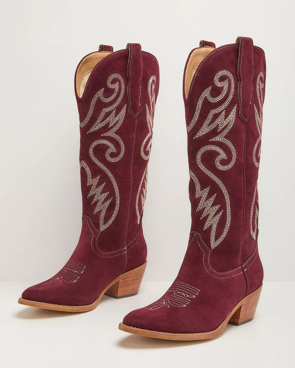 Trista Western Faux Suede Knee High Boots | VICI