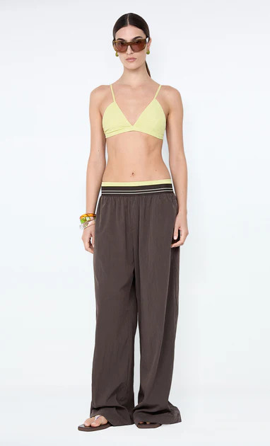 JERRI WIDE LEG PANT - CHOCOLATE | Bec & Bridge (Global)