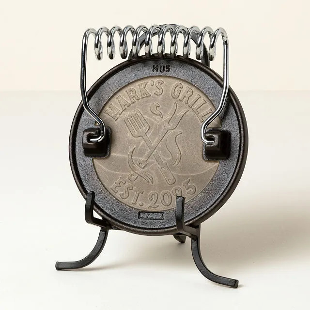 Personalized Cast Iron Grill Press | UncommonGoods