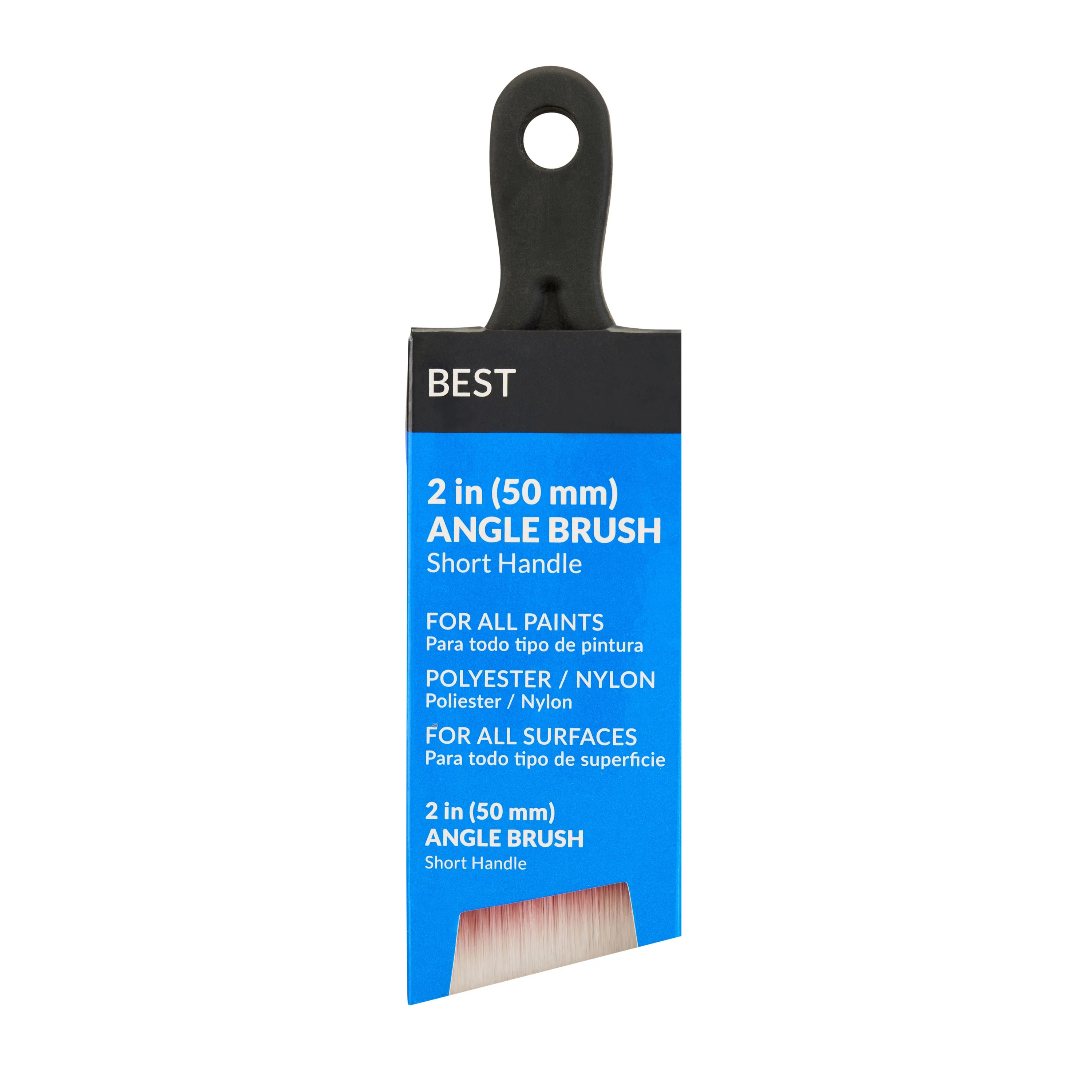 BEST 2" Polyester-Nylon Rubber Short Angle Brush | Walmart (US)