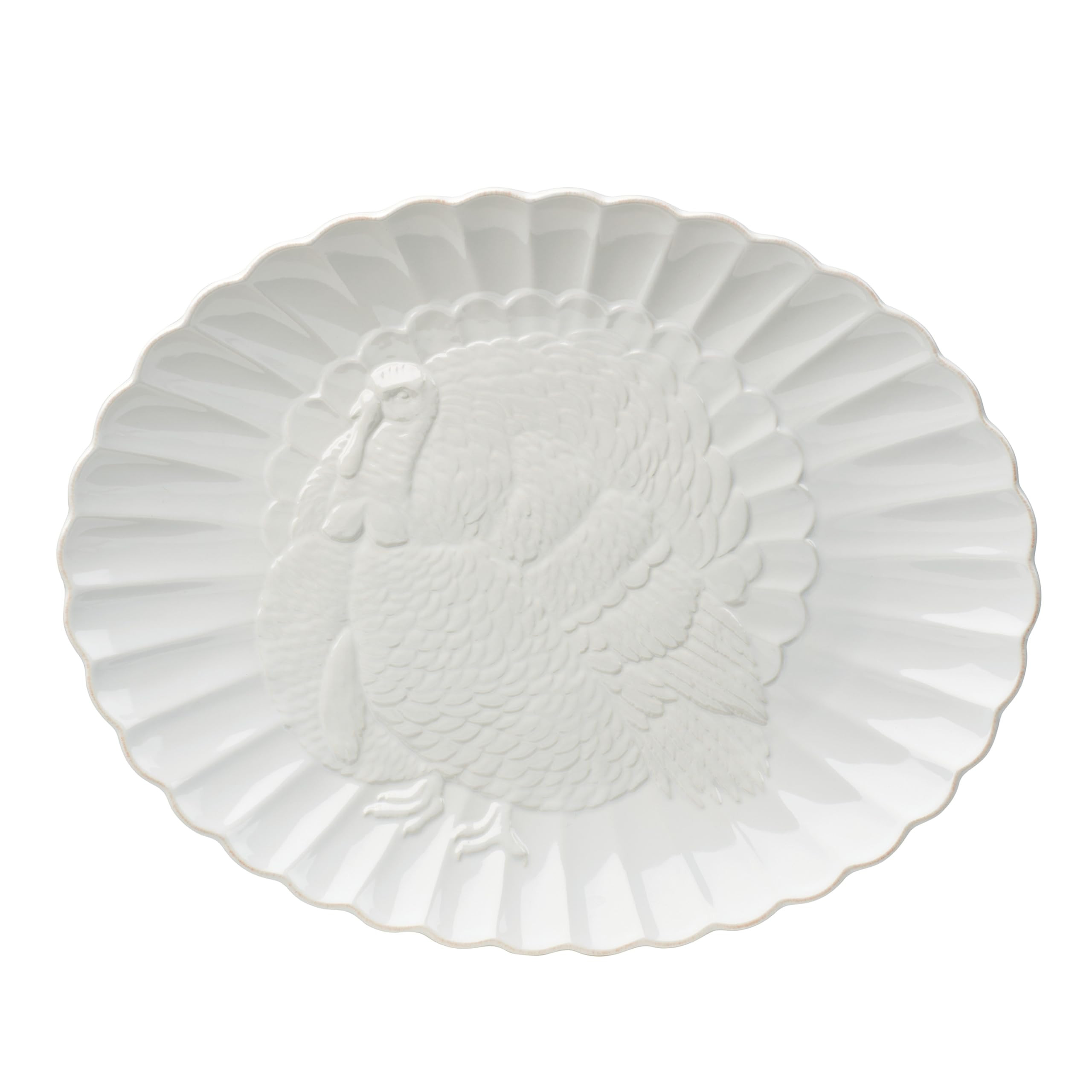 Lenox 895041 French Perle Carved Turkey Platter, Christmas Hosting | Amazon (US)
