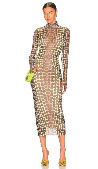 Shailene Dress in Abstract Neon Dot | Revolve Clothing (Global)