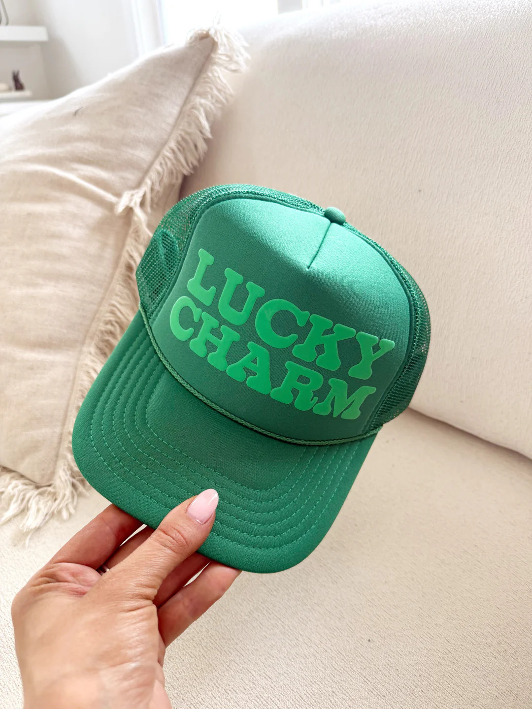 Lucky Charm Trucker Hat | Shop Kristin Jones