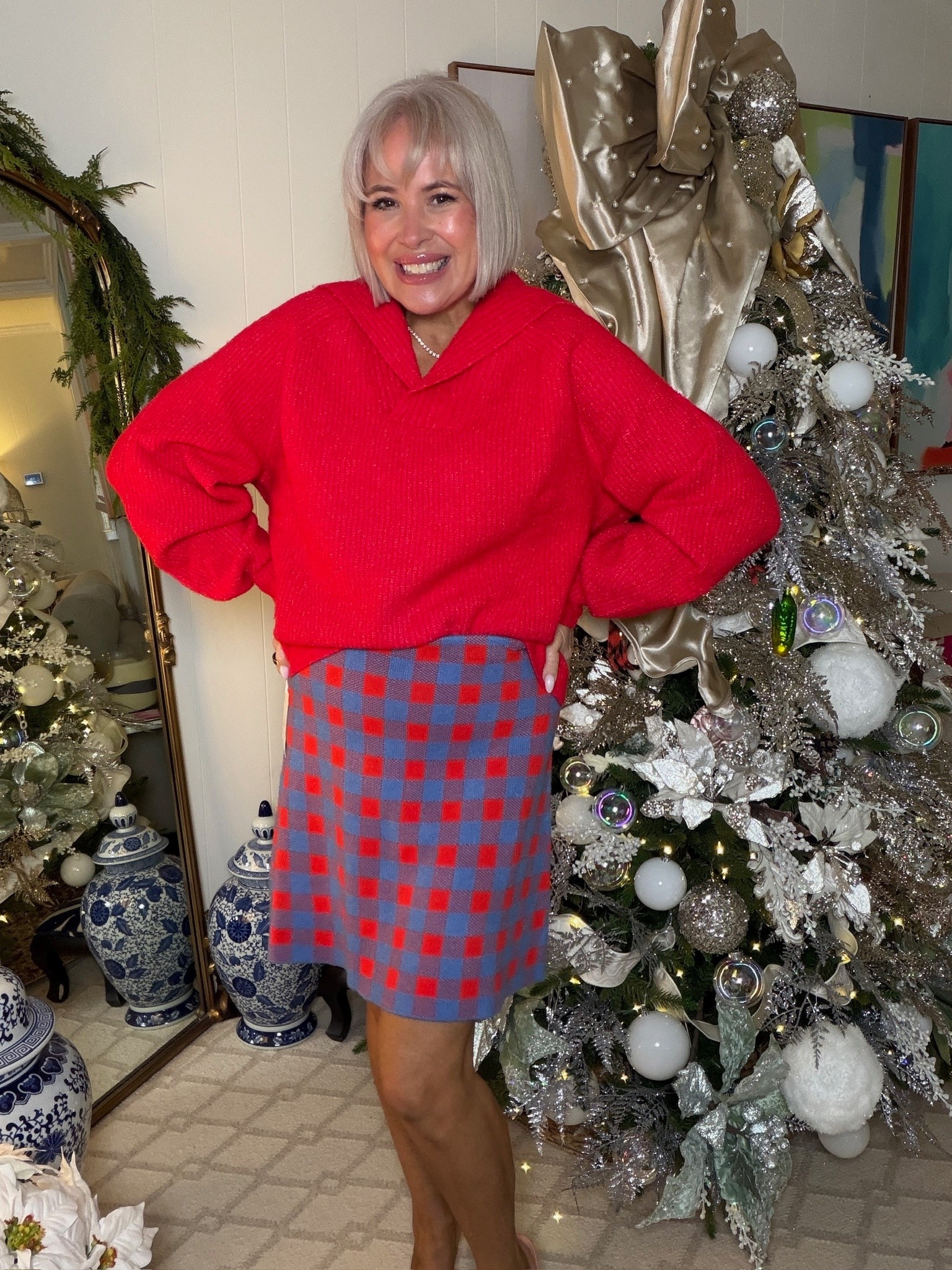 I am just obsessed with this adorable skirt! 

Walmart fashion, holiday fashion, trendy fashion, Walmart outfit 

#LTKgrwm #LTKootd #LTKHoliday