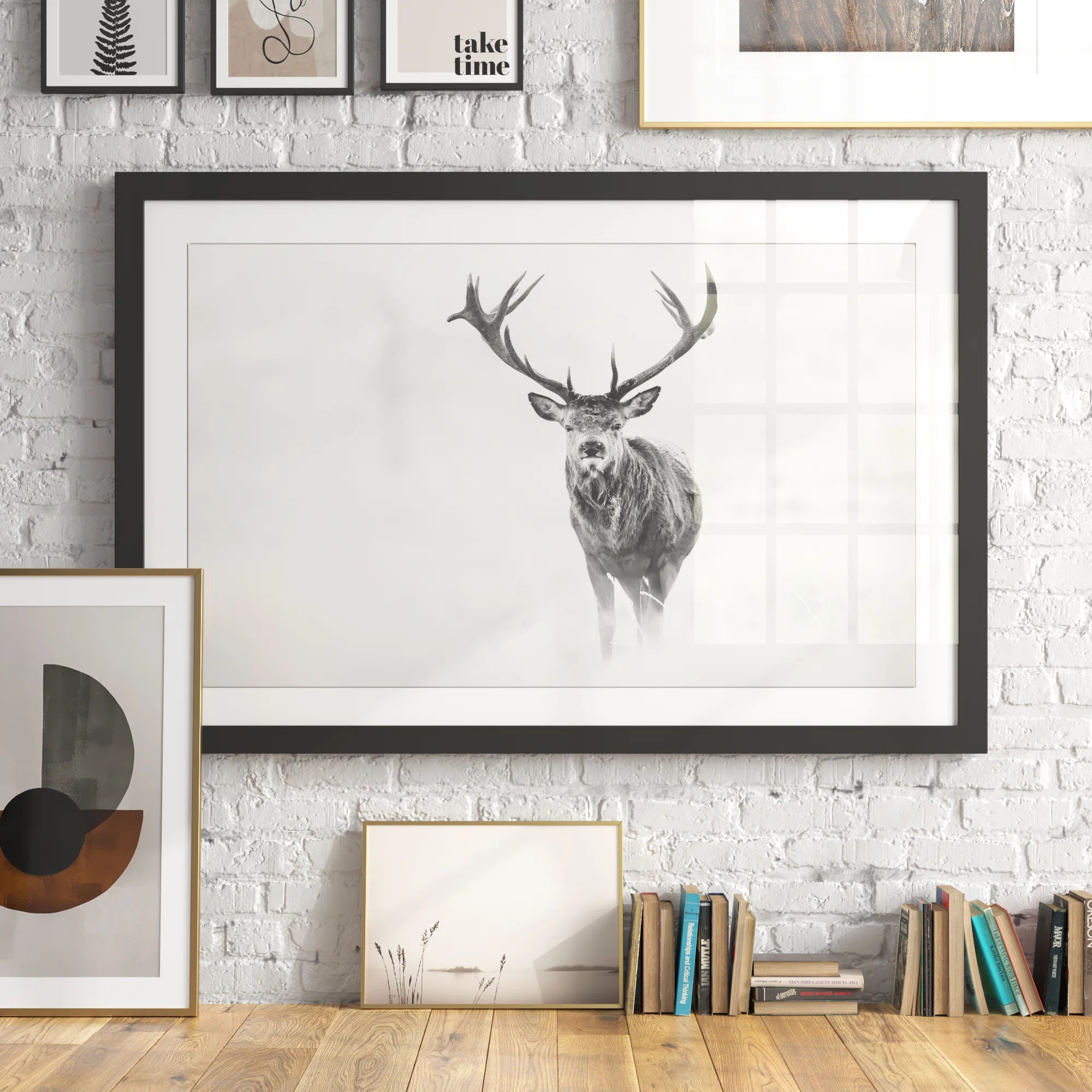 " Elk Stare " by Marmont Hill | Wayfair North America
