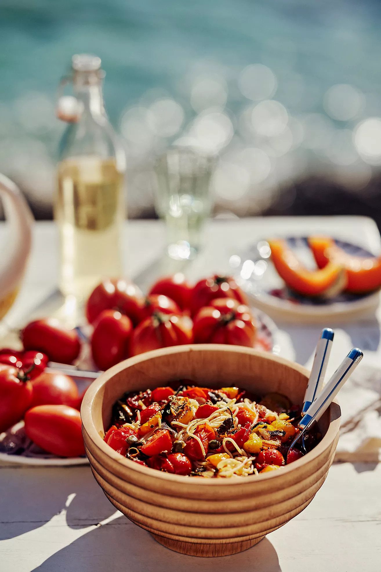 Samba Tropical Hardwood Serve Bowl | Anthropologie (US)