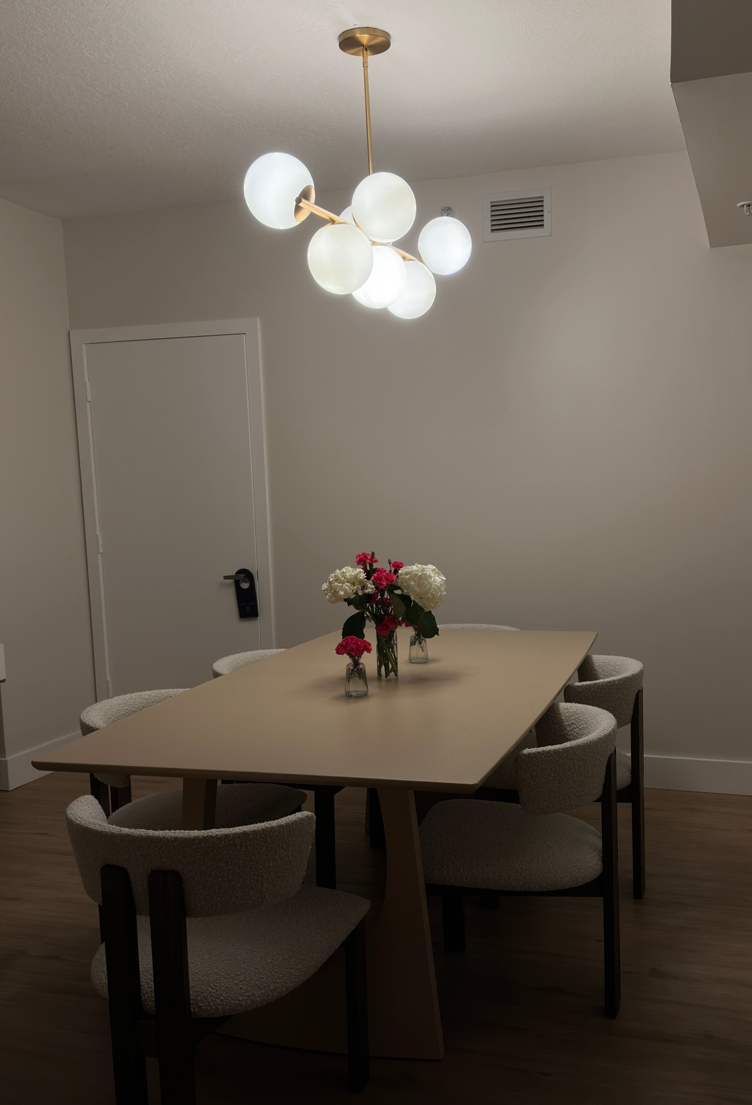 Our dining room is finally complete!! We fell in love with these chairs from Arhaus and our chandelier is on sale now!

#LTKSaleAlert #LTKHome