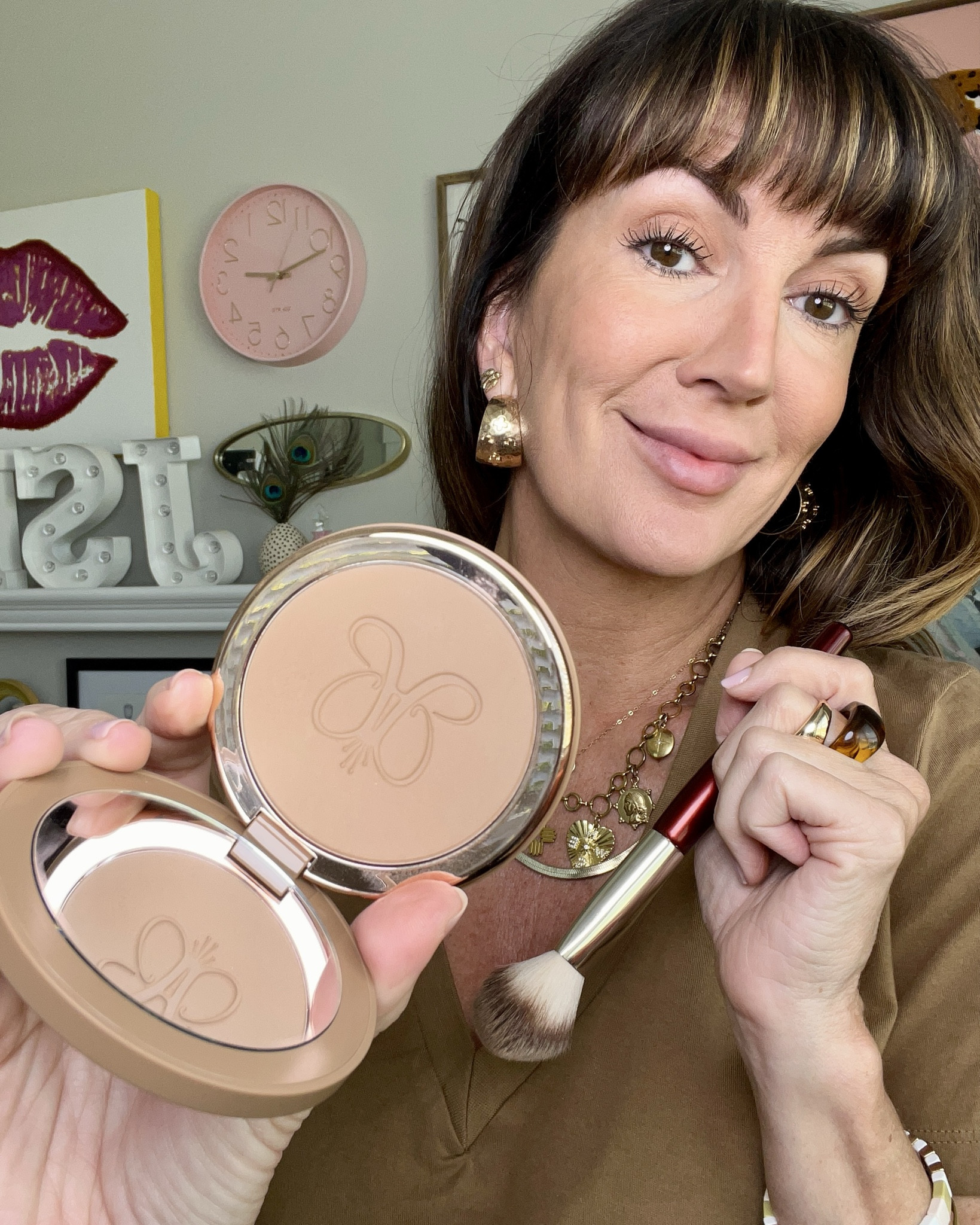 NEW Blurring Bronzer by Anastasia Beverly Hills is THAT GOOD ☀️ // wearing this shade on my face and eyes! "Golden beach glow” 

#LTKSeasonal #LTKFindsUnder50 #LTKBeauty