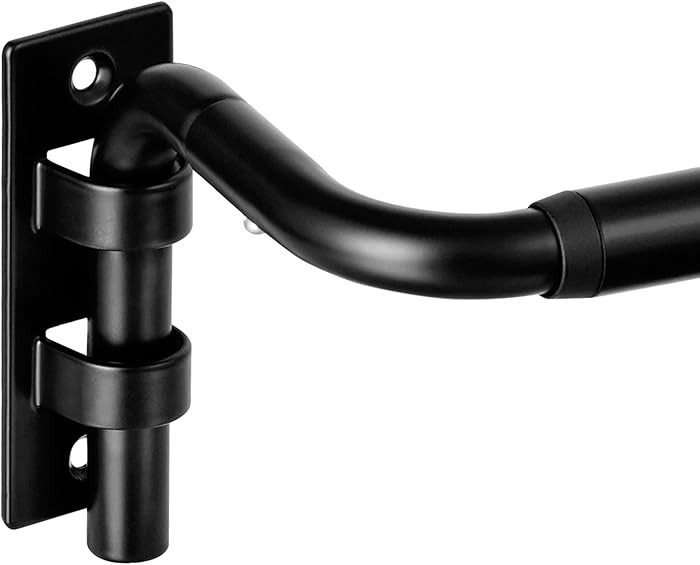 ENJOYBASICS Blackout Curtain rod for windows 66 to 120, Wrap Around Curtain Rods for Bedroom, Liv... | Amazon (US)
