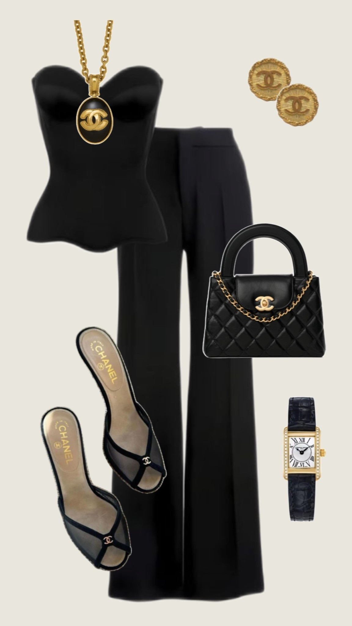 Classic black outfit that you can always go to on the days you feel like you have nothing to wear! Classic chic outfit that never goes out of style ✨ 

All black outfit, chic style, Chanel inspired, elegant outfit, feminine outfit idea, going out style 