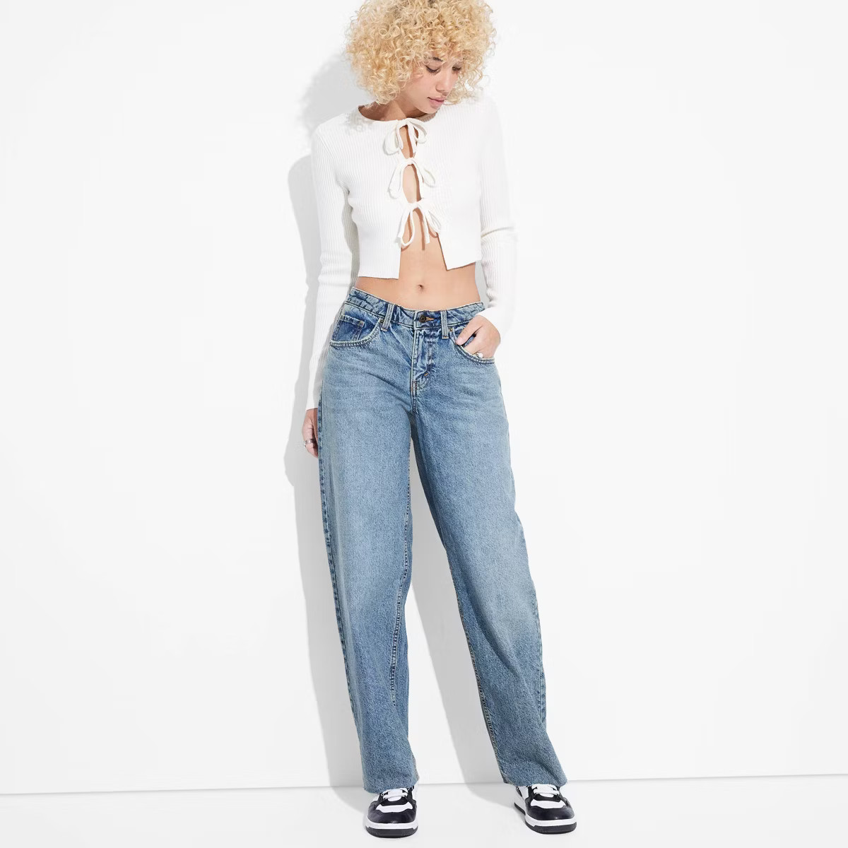 Women's Mid-Rise 90's Relaxed Straight Jeans - Wild Fable™ | Target