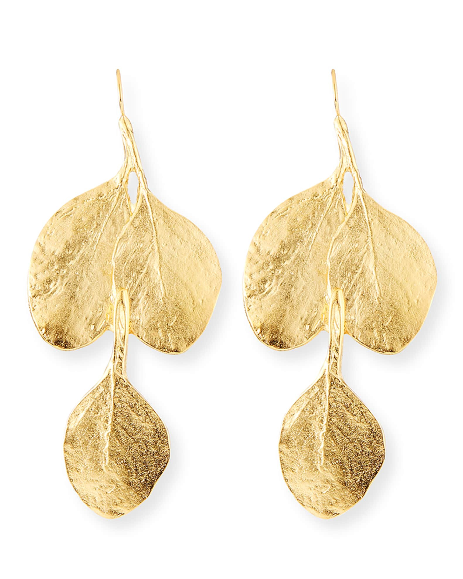 Leaf Hook Earrings | Neiman Marcus
