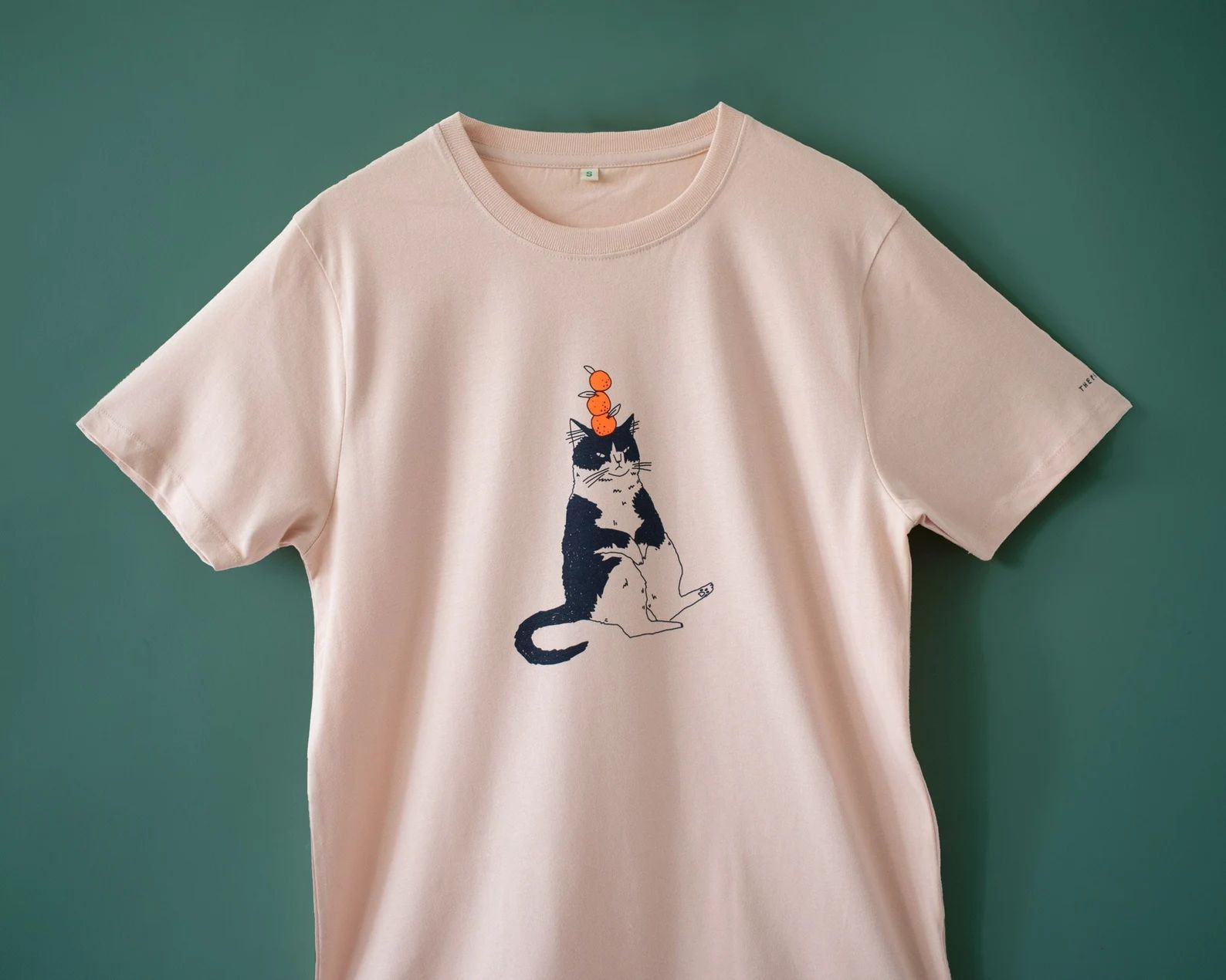 Orange Cat T-shirt  Hand Screen Printed Illustration of a Cat - Etsy | Etsy (US)