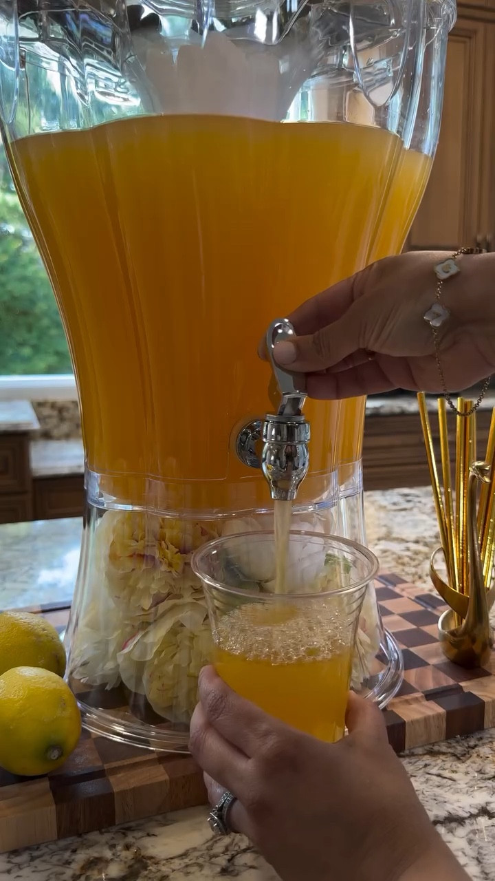 The beverage dispenser that we use on repeat for all the parties!🍹it's back in stock and on sale!✨

This is not just a regular beverage dispenser; it comes with removable Ice holder and top Lid that holds cups & Garnishes.
And also you can make it more chic with adding flowers or decor at the bottom!💐


#LTKfoodie #LTKHome #LTKSaleAlert