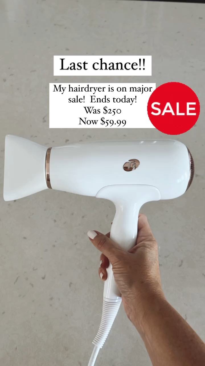 My hairdryer is on major sale, and the sale ends today!!
Was $250
Now $59.99

#LTKsalealert #LTKbeauty #LTKunder100