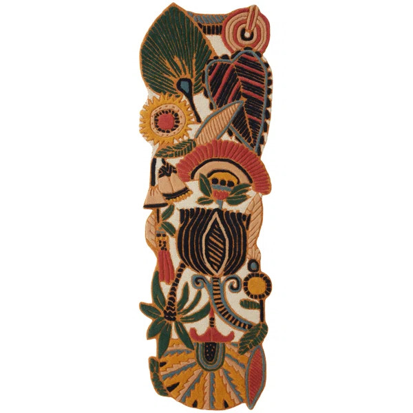 Optimism Floral Handmade Tufted Wool Area Rug in Ivory/Yellow | Wayfair North America