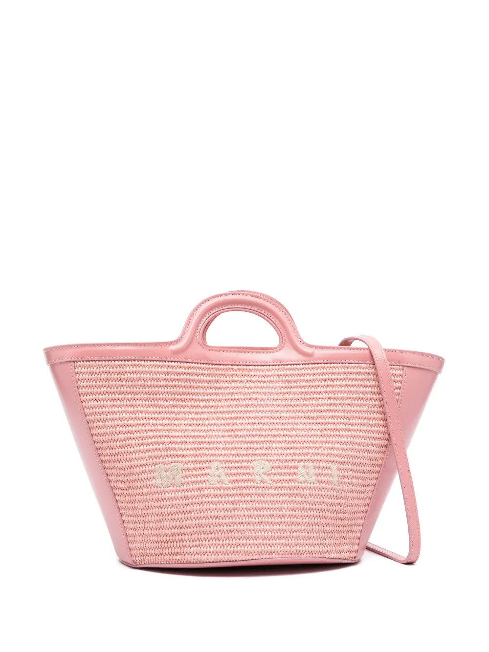 Marni Small Tropicalia Interwoven Bag | Pink | FARFETCH | Farfetch Global