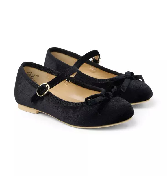 Velvet Ballet Flat | Janie and Jack