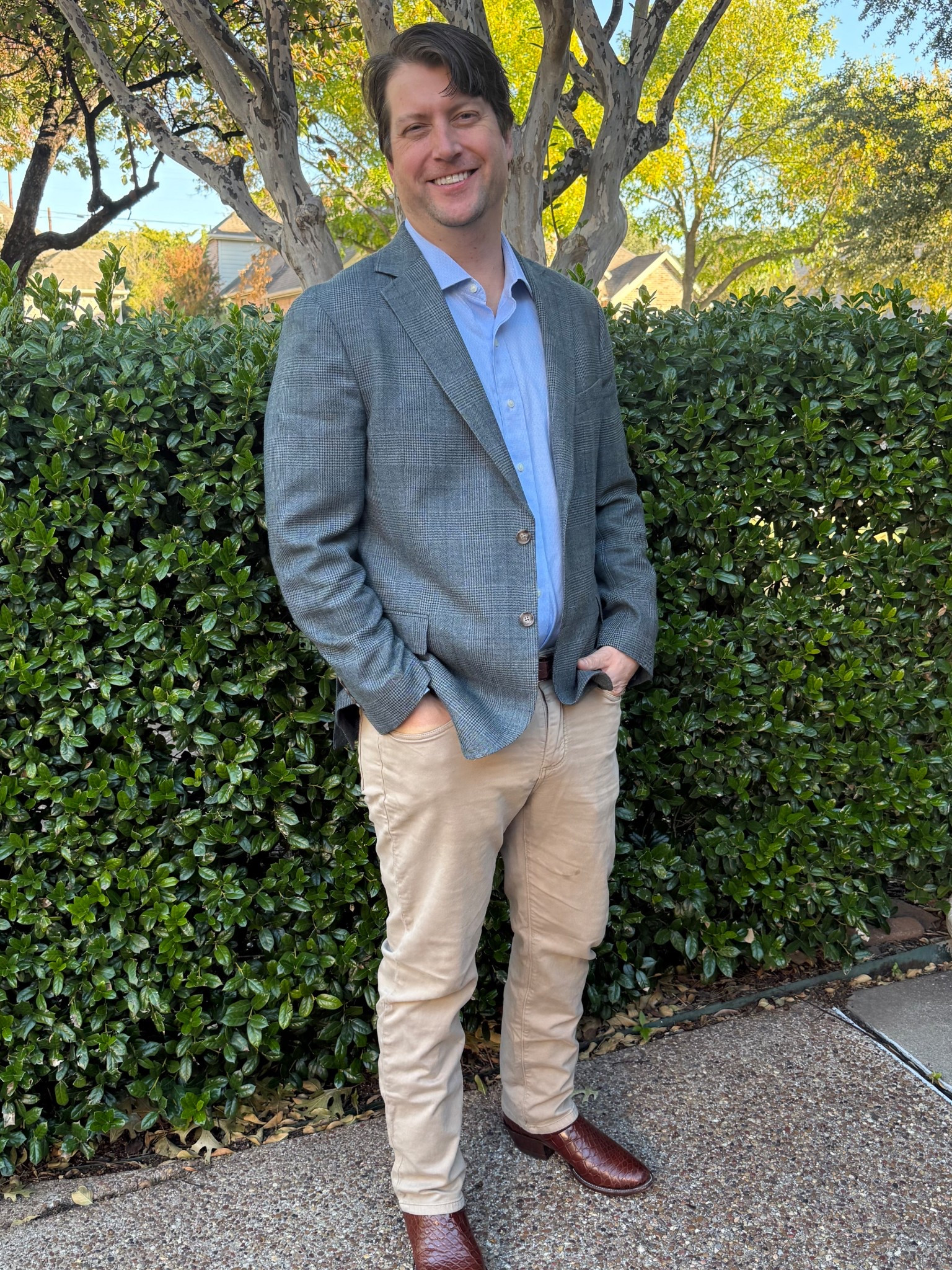 My handsome husband! Love his business casual look.  All true to size! 

#LTKMens #LTKWorkwear