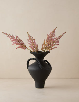 Karme Vase by Sarah Sherman Samuel, Black | Lulu and Georgia 