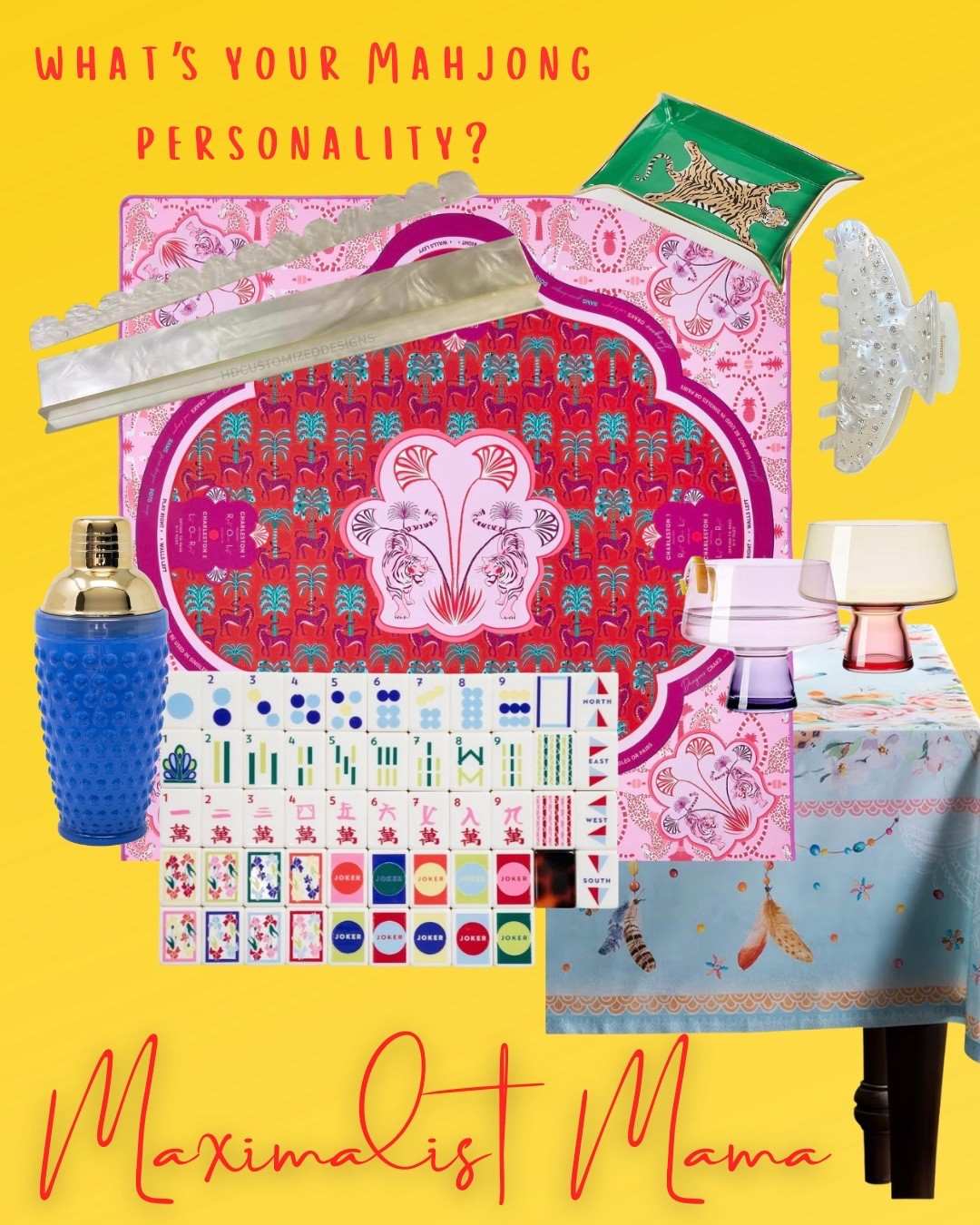 Maximalist Mama 🔥

more color, more pattern, more everything

shop the mat, statement pieces + bold accessories

What’s your mahjong personality?

#LTKdayinmylife #LTKmomlife #LTKHome