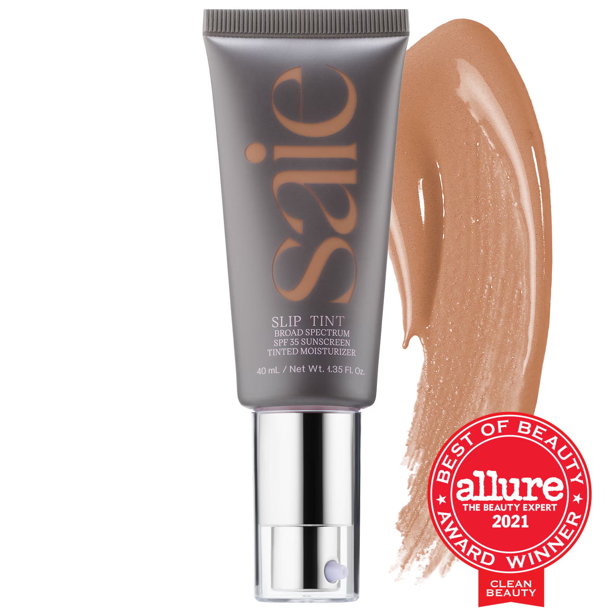 Saie Slip Tint Dewy Tinted Moisturizer SPF 35 Sunscreen Five 1.3 oz/ 40 mL | Sephora (US)