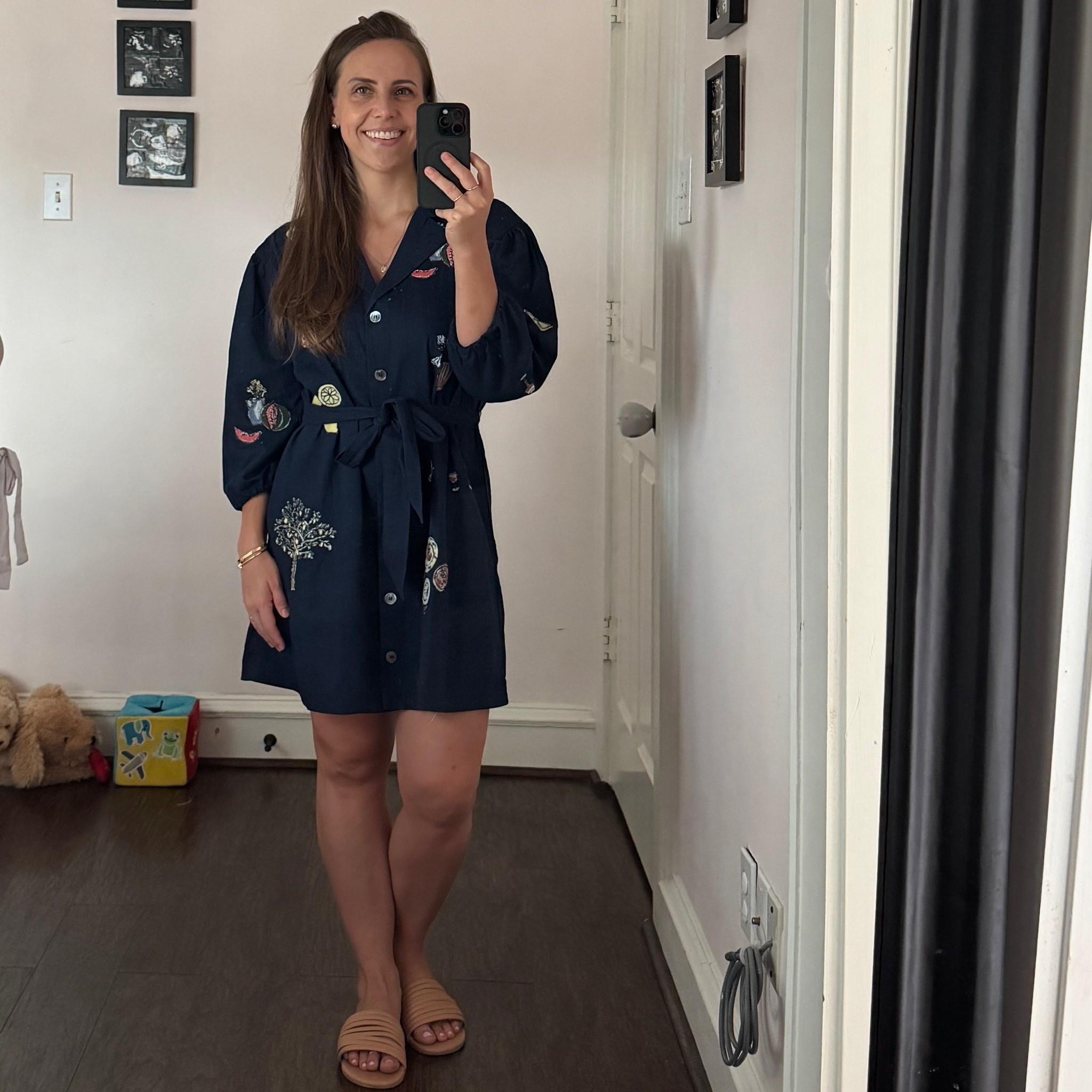 Such a fun linen dress! Wearing a size small.

#LTKootd #LTKPetite #LTKTravel
