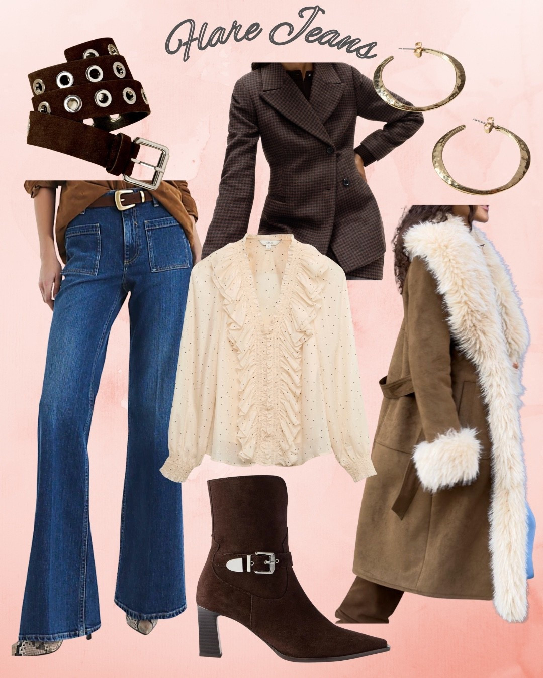 Love a flare jean! These can look super smart with a heel to really show off the flare silhouette! Great for work and evening dates! My fave shape at the moment! 

#LTKworkwear #LTKjeans #LTKstyletip