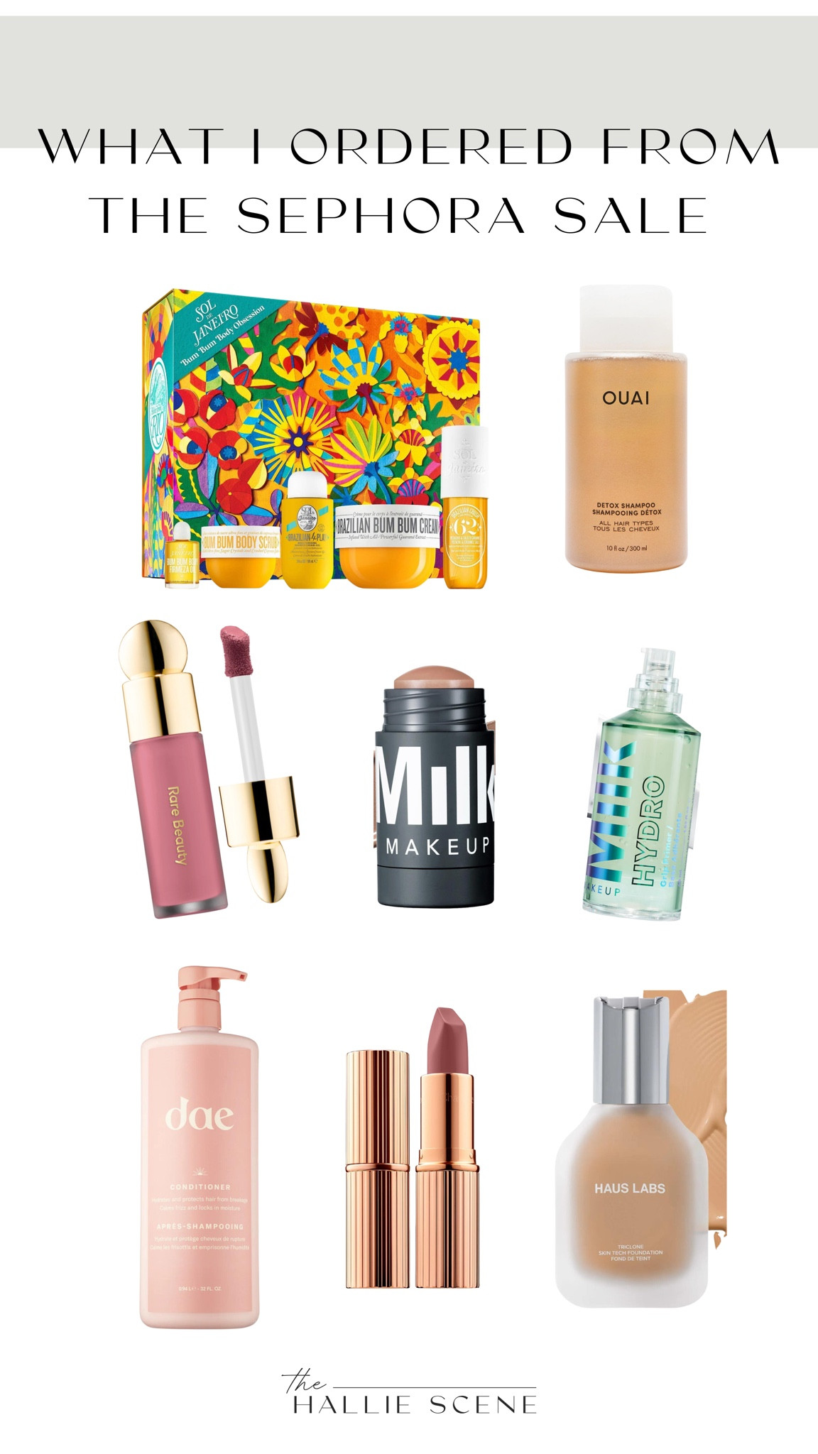 Everything I ordered from the Sephora sale! 

Sephora sale, beauty favorites, beauty on sale, what’s in my Sephora cart, what I ordered, the Hallie scene, Hallie Ragan



#LTKbeauty #LTKstyletip #LTKsalealert