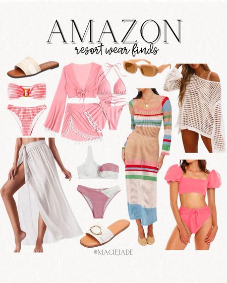 Amazon resort wear outfits ✨ Amazon swim / amazon swimwear / Amazon swim coverups / swim cover up skirt / crochet dress / crochet swim cover / Amazon bikinis / Amazon bikini / Amazon resortwear

#LTKSeasonal #LTKtravel #LTKswim