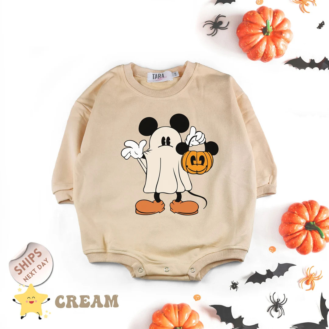 Mouse Spooky Baby Onesie , Autumn Spooky Vibes , Minnie Ghost Onesie , Mickey Boo , Disney Spooky... | Etsy (US)