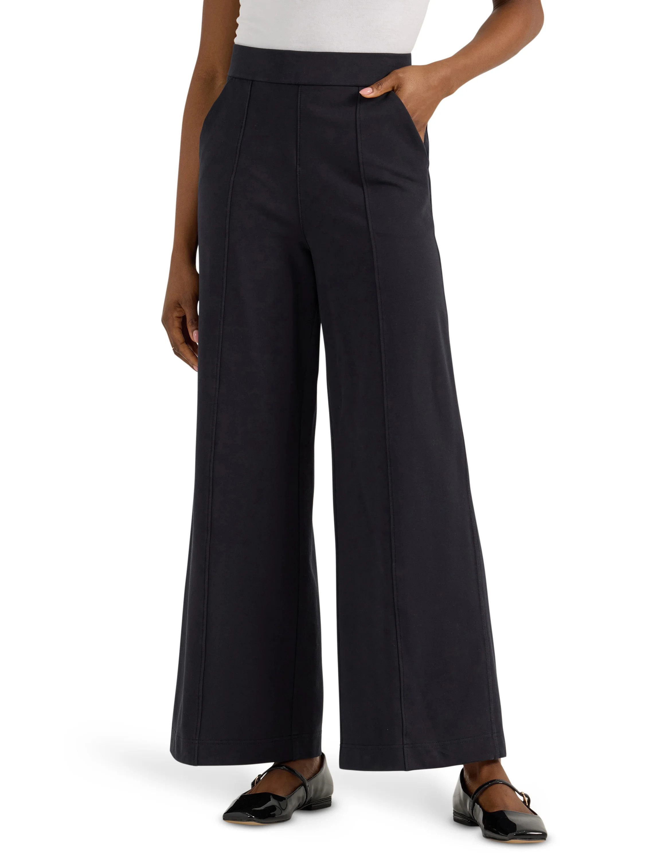 Lee® Women's Lee Layers High Rise Pull On Pant - Walmart.com | Walmart (US)