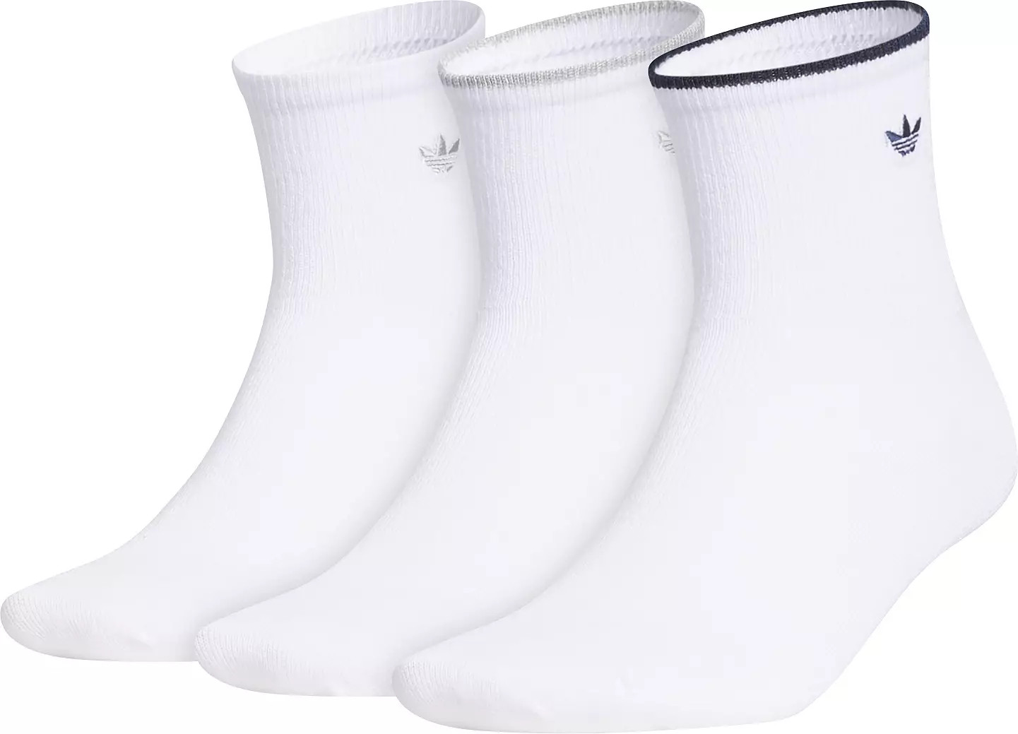 adidas Luna Quarter High Socks - 3 Pack | DICK'S Sporting Goods