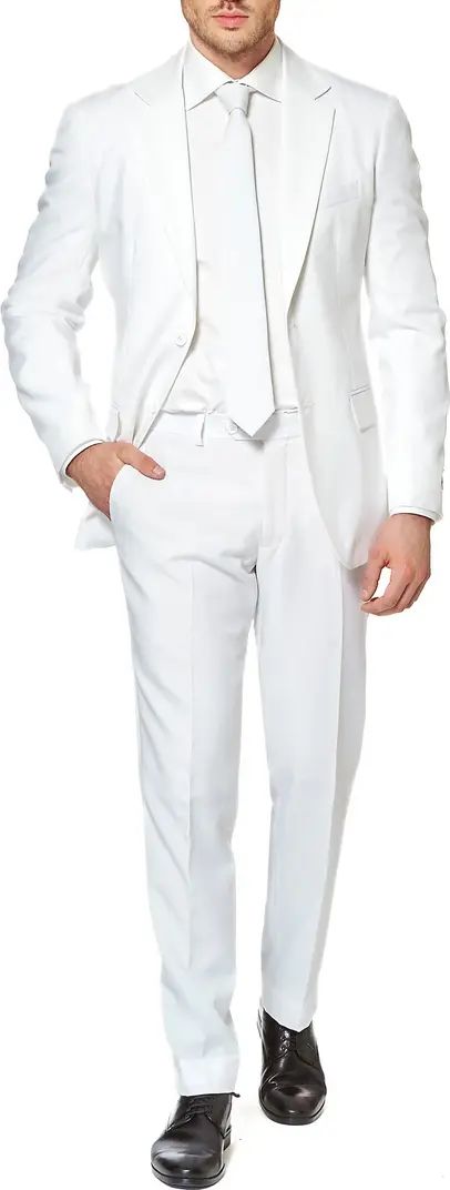 White Knight Trim Fit Two-Piece Suit with Tie | Nordstrom