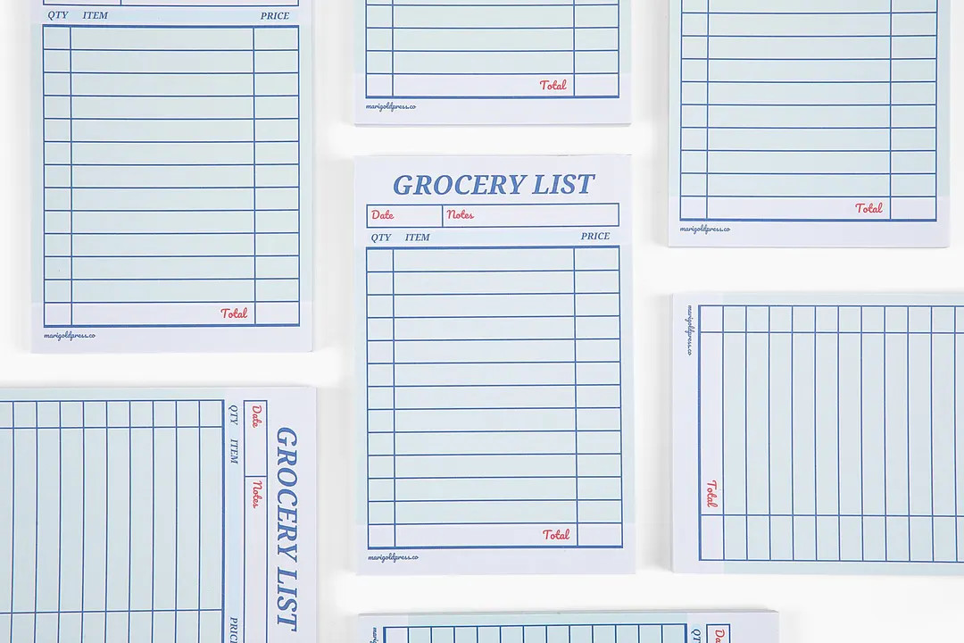 Guest Check Notepad- Vintage Diner Grocery List 4x6 - Etsy | Etsy (US)