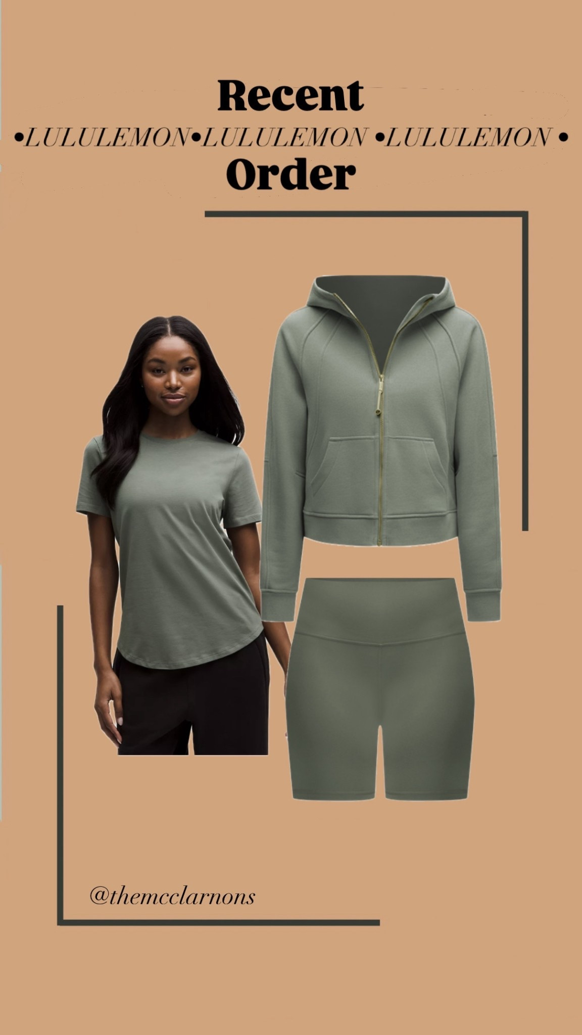 Lululemon workout pieces that easily transition to spring and summer in the perfect Willow Leaf green. 
.
| spring outfit | active wear | lululemon | athleisure | 

#LTKOver40 #LTKActive #LTKPetite