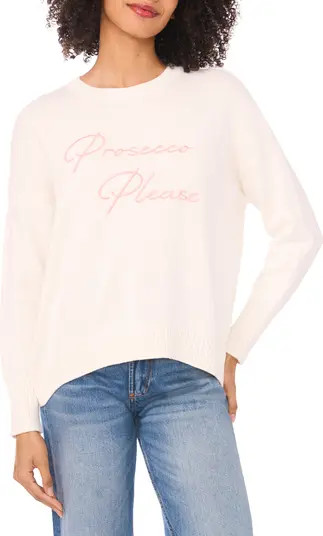 CeCe Prosecco Please Cotton Sweater | Nordstromrack | Nordstrom Rack