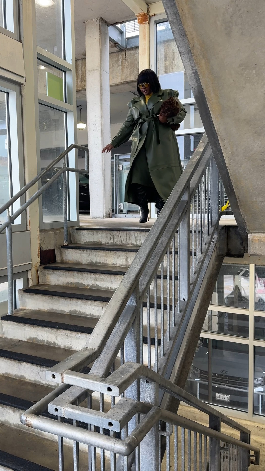 You ever put something on and immediately stand taller? That’s this coat. The cinched waist gives shape and the length adds drama in the best way. #FauxLeatherTrench #OliveCoat #StatementOuterwear #ElevatedBasics #PlusSizeFashion

#LTKootd #LTKPlusSize #LTKSeasonal