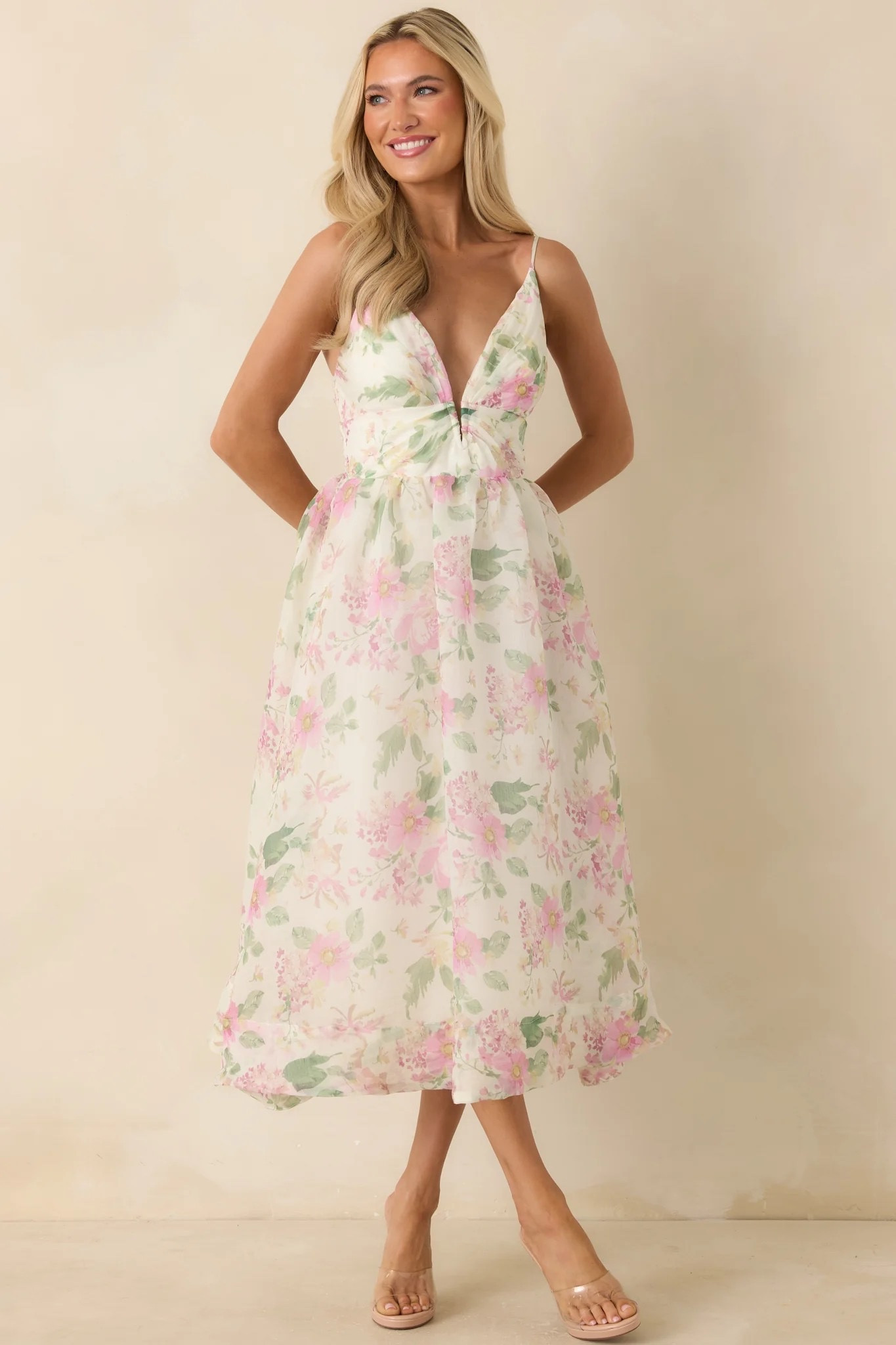 Floral wedding guest dress 🤍

#LTKdayinmylife #LTKWedding #LTKBeauty