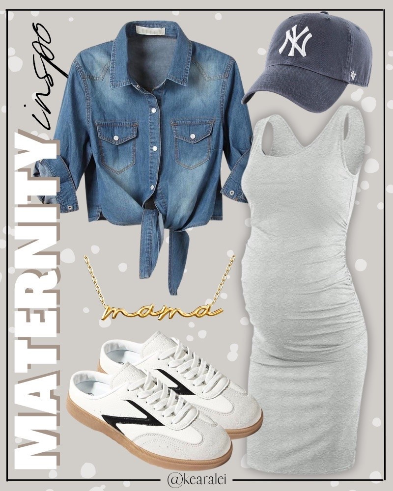 Maternity outfit Amazon fashion white bodycon maternity dress body con dresses with denim jacket navy blue 47 brand hat New York Yankees hat baseball hat white converse high top platform sneakers shoes gold mama necklace || baby bump style fashion cute outfits inspo spring summer mama outfits #maternity #style #fashion #outfit #outfits #babybump #dress #jacket #babymoon #affordable #amazon
.
.
.
baby shower dress, Maternity Dresses, Maternity, over the bump, motherhood maternity, pinkblush, mama shirt sweatshirt pullover, hospital bag, nursery, maternity photos, baby moon, pregnancy, pregnant, maternity leggings, maternity tops, diaper bag, mama necklace, baby boy, baby girl outfits, newborn, mom, 

Amazon fashion, teacher outfits, business casual, casual outfits, neutrals, street style, Midi skirt, Maxi Dress, Swimsuit, Bikini, Travel, skinny Jeans, Puffer Jackets, Concert Outfits, Sweater dress, Sweaters, cardigans Fleece Pullovers, hoodies, button-downs, Oversized Sweatshirts, Jeans, High Waisted Leggings, dresses, joggers, fall Fashion, winter fashion, leather jacket, Sherpa jackets, shacket, Plaid Shirt Jackets, apple watch bands, lounge set, Date Night Outfits, Vacation outfits, Mom jeans, shorts, sunglasses, Airport outfits, biker shorts, plus size fashion, Stanley cup tumbler, boots booties tall over the knee, ankle boots, Chelsea boots, combat boots, pointed toe, chunky sole, heel, high heels, mules, clogs, sneakers, slip on shoes, Nike, adidas, vans, dr. marten’s, ugg slippers, golden goose, sandals, high heels, loafers, Birkenstock Birkenstocks, Steve Madden

#LTKBump #LTKBaby #LTKootd