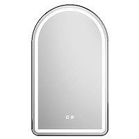 24x36 Inch LED Bathroom Arch Mirror, Gold Metal Frame, Adjustable Color Temp & Brightness,Anti-Fo... | Amazon (US)