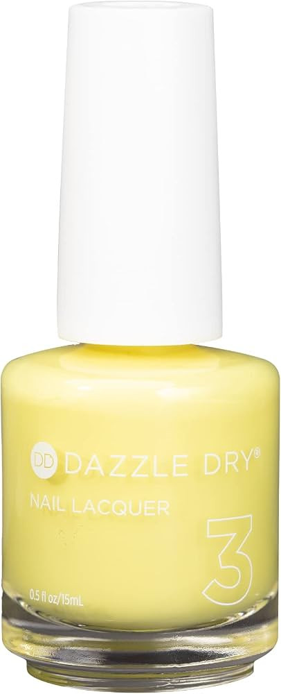 Dazzle Dry Nail Lacquer (Step 3) - Space Lemon - A vibrant lemon yellow. Semi-sheer cream. (0.5 f... | Amazon (US)