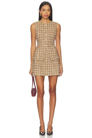 ASTR the Label Dilone Dress en Brown Multi from Revolve.com | Revolve Clothing (Global)