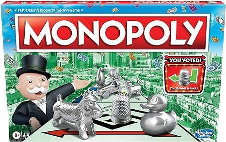 Monopoly Game, Family Board Games for 2 to 6 Players & Kids Ages 8 and Up, Includes 8 Tokens (Tok... | Amazon (US)